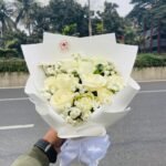 🤍 White Rose Bouquet – Pure, Elegant & Timeless Beauty