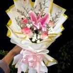 🌸🌹 Lily & Rose Mixed Bouquet – Elegant, Fresh & Romantic