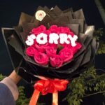 🌹 Premium Rose Bouquet with “Sorry” – Elegant & Heartfelt