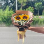 Sunflower & Jipsi Meadow Mixed Bouquet 🌻