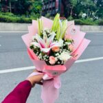 Mixed Rose & Lily Bouquet (Majestic, Romantic & Luxury)