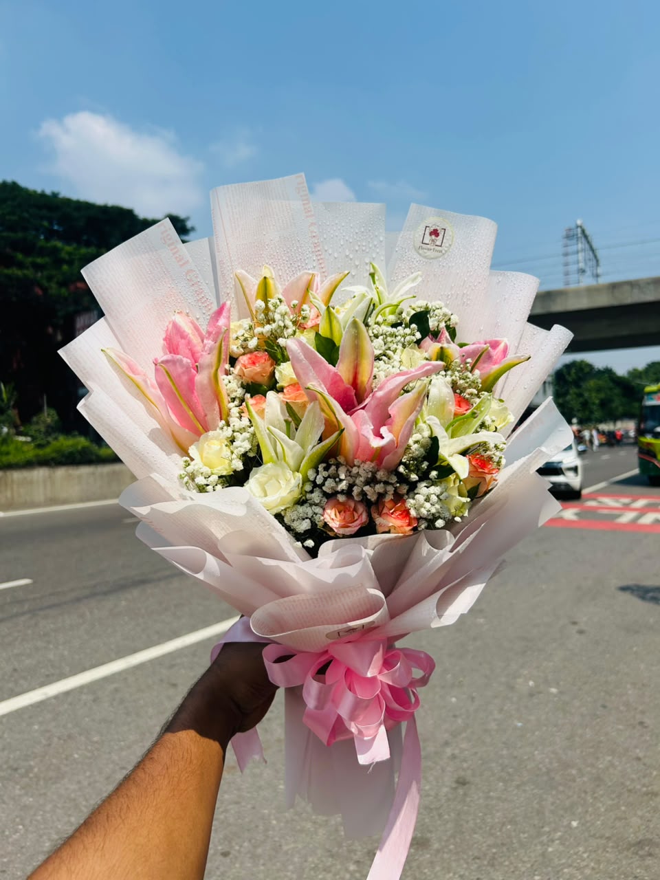 WhatsApp Image 2026-09-29 at 12.21.12 PM Lily Bouquet (Graceful, Soft & Romantic) - Image 1