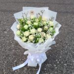White Rose Bouquet (Pure, Timeless & Minimalist Luxury)