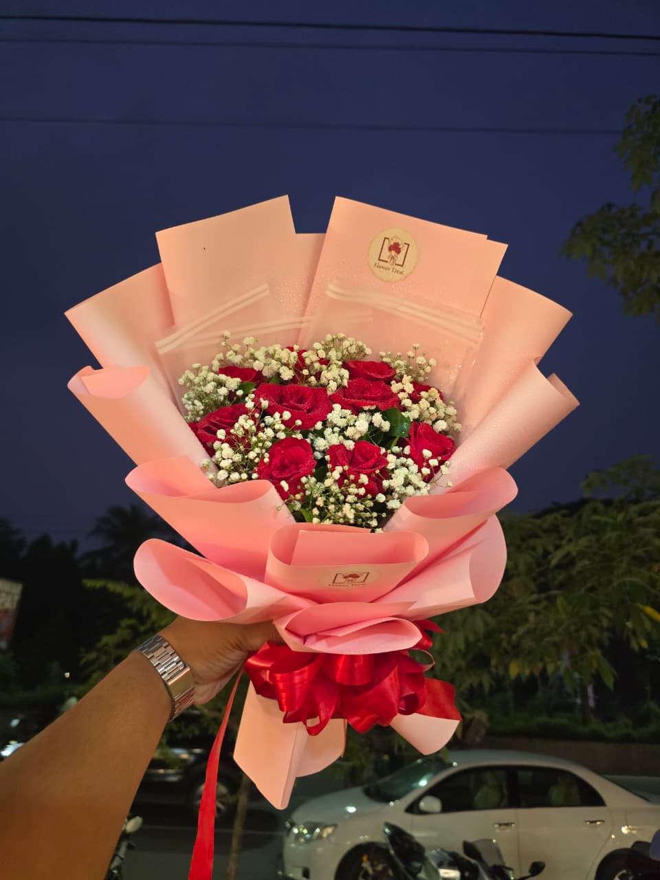 WhatsApp Image 2026-10-02 at 6.05.58 PM Red Rose Bouquet (Passionate & Classic Luxury) - Image 1