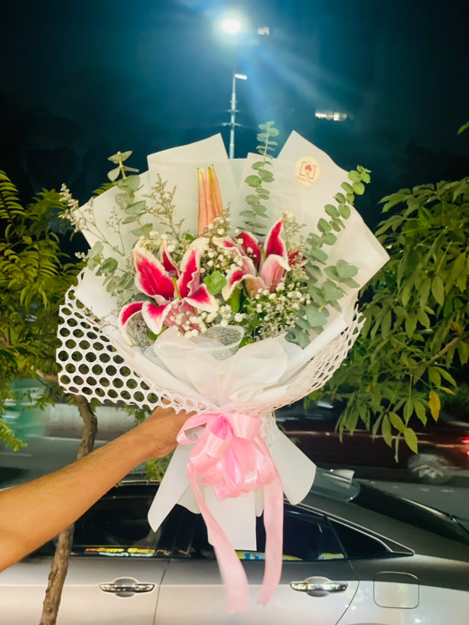 WhatsApp Image 2026-10-02 at 7.09.46 PM Red Lily Bouquet (Bold, Passionate & Luxury) - Image 1